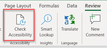 screenshot of MS ribbon