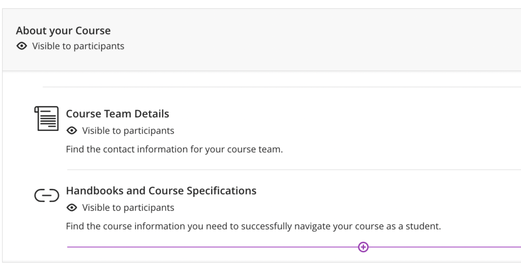 learning module with one document and one web link