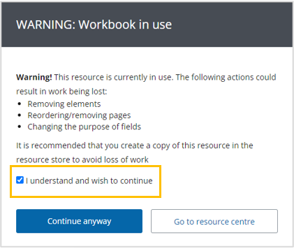 Editing Workbooks – Learning Technology Support